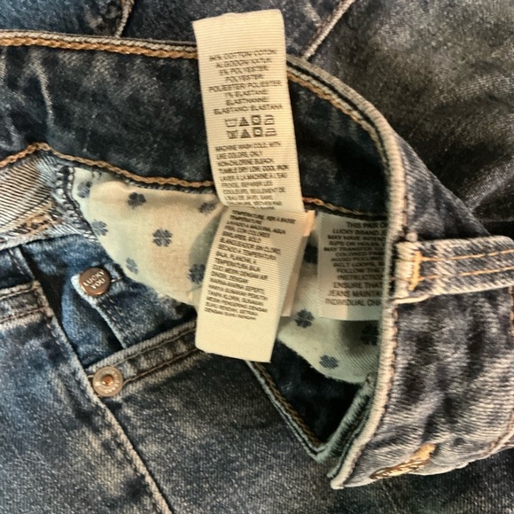 Lucky Brand Distressed Blue Jeans Size 4 - Picture 7 of 7